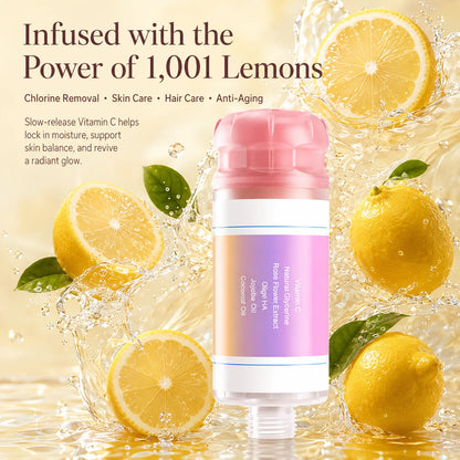 Pommeau de douche filtrant vitamine C parfumé - AURA