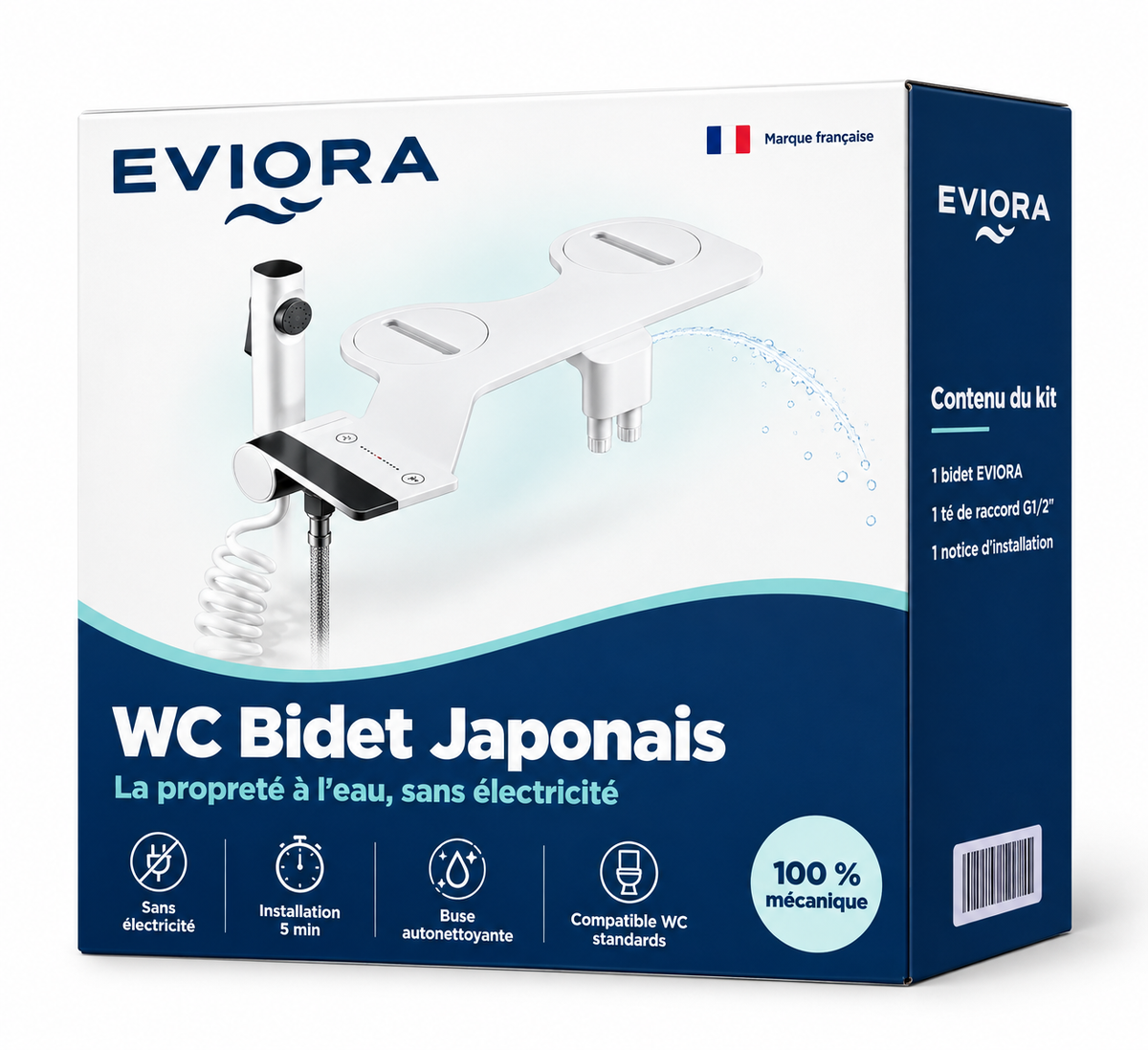 WC bidet Japonais en Kit - Installation 5 min