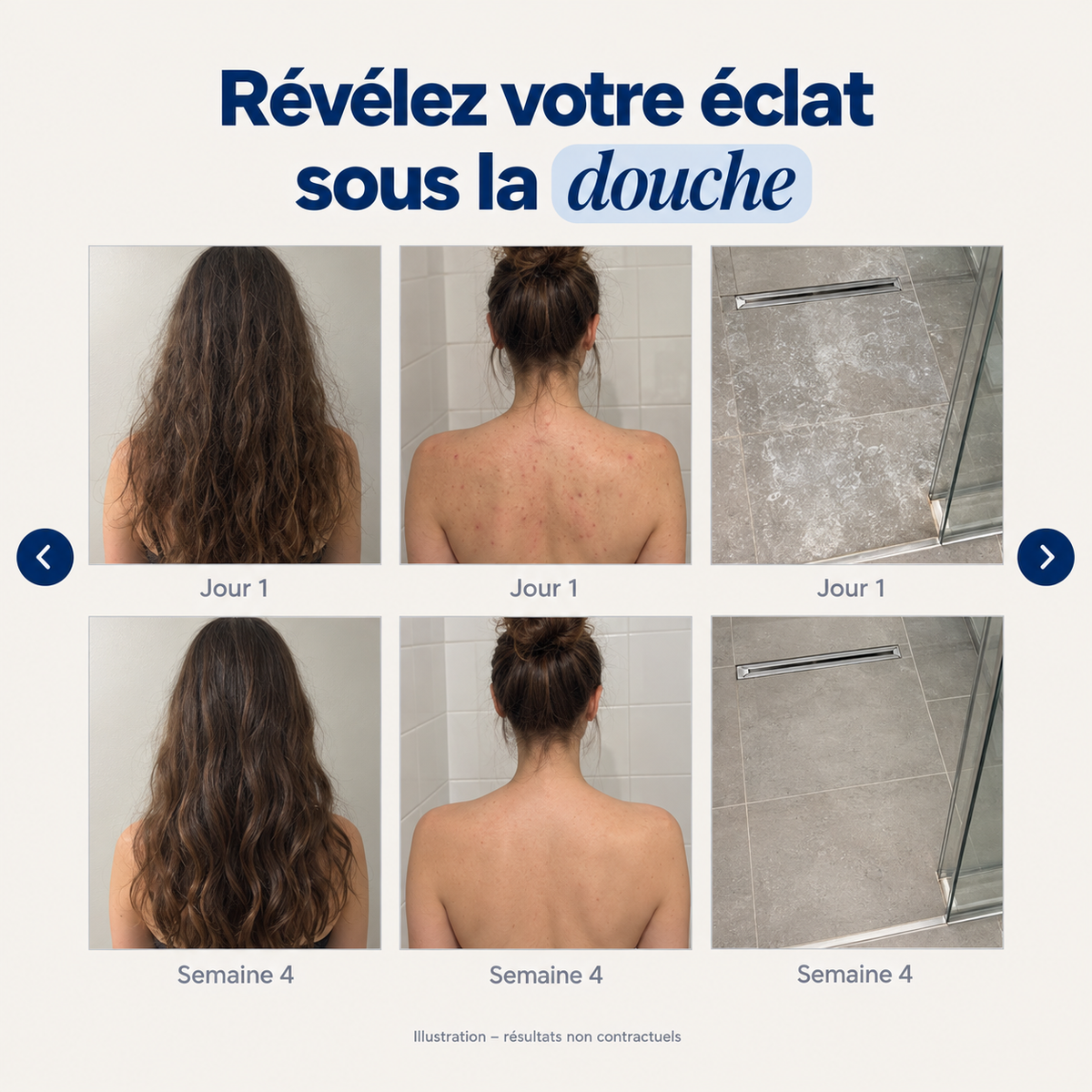 Pommeau de Douche Haute Pression Filtrant – Peau douce